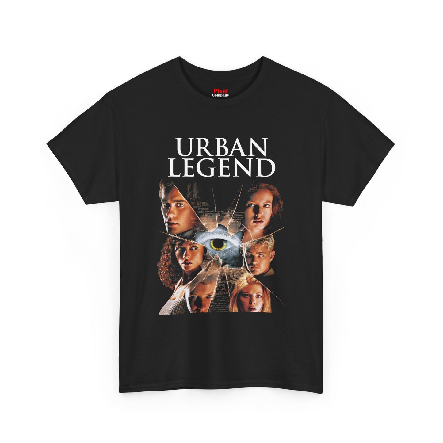 Urban Legend Graphic Tee - Retro Horror Shirt, Movie Merchandise, Gift for Horror Fans, Casual Wear, Unisex Heavy Cotton Tee