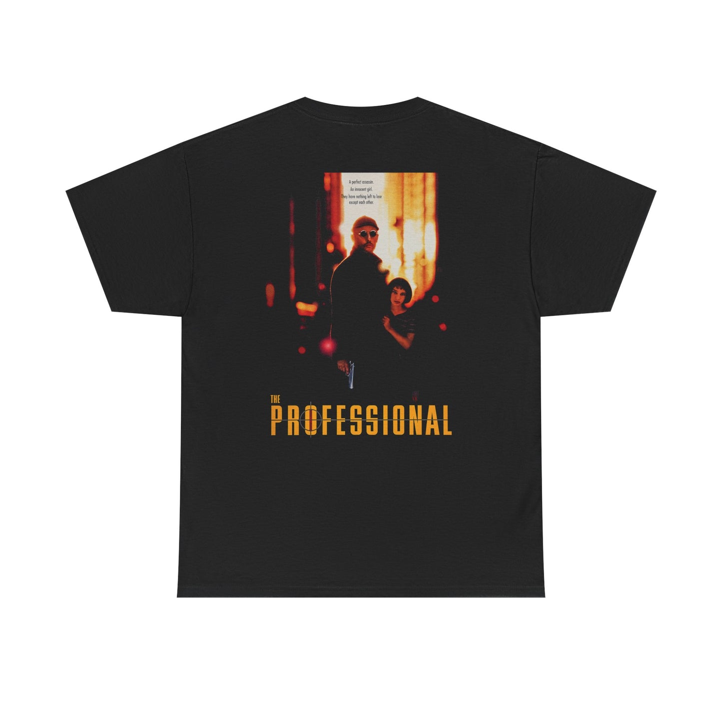 "The Professional" Movie T-Shirt | Léon: The Professional 90s Action Thriller Graphic Tee | Unisex Fit | Front & Back Print