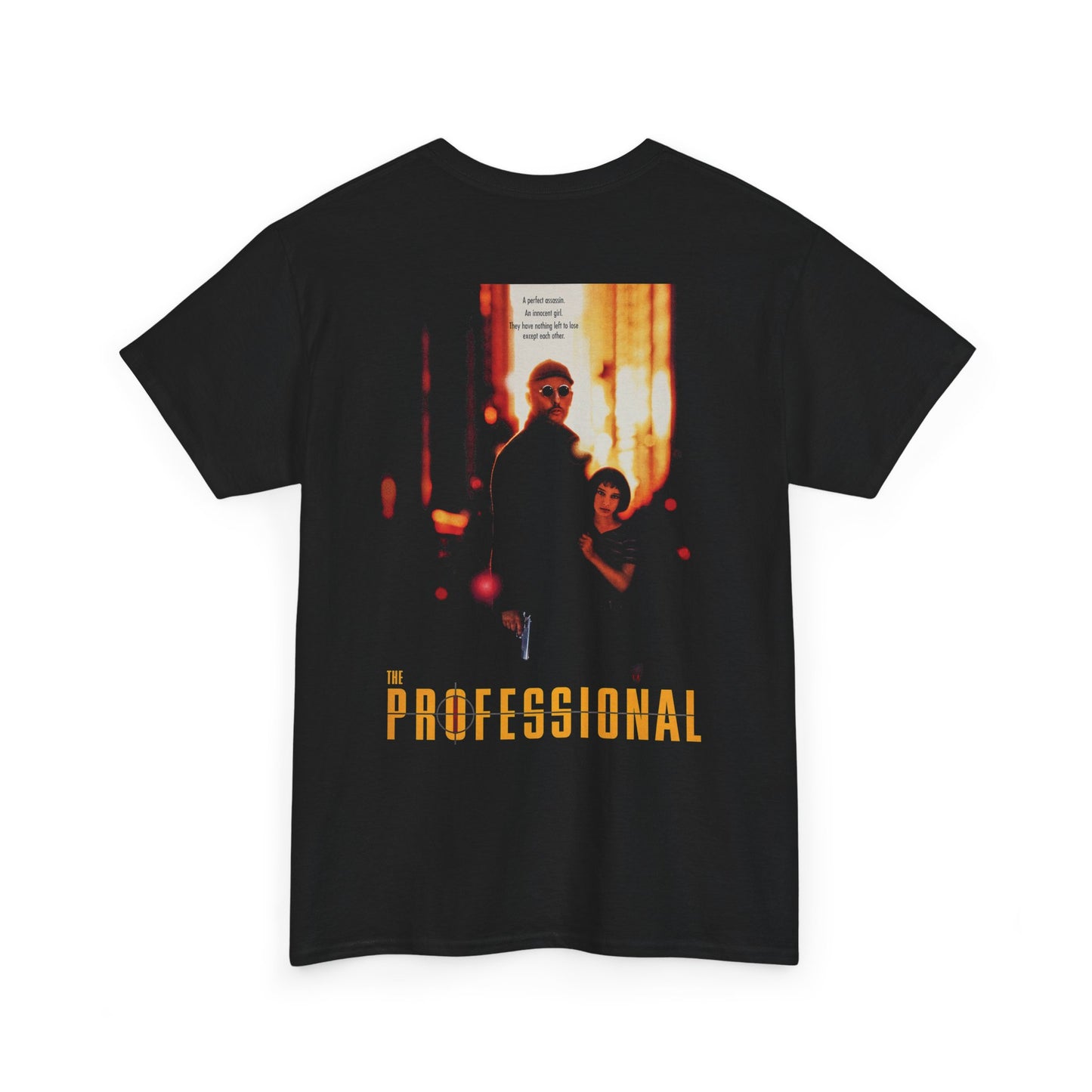 "The Professional" Movie T-Shirt | Léon: The Professional 90s Action Thriller Graphic Tee | Unisex Fit | Front & Back Print