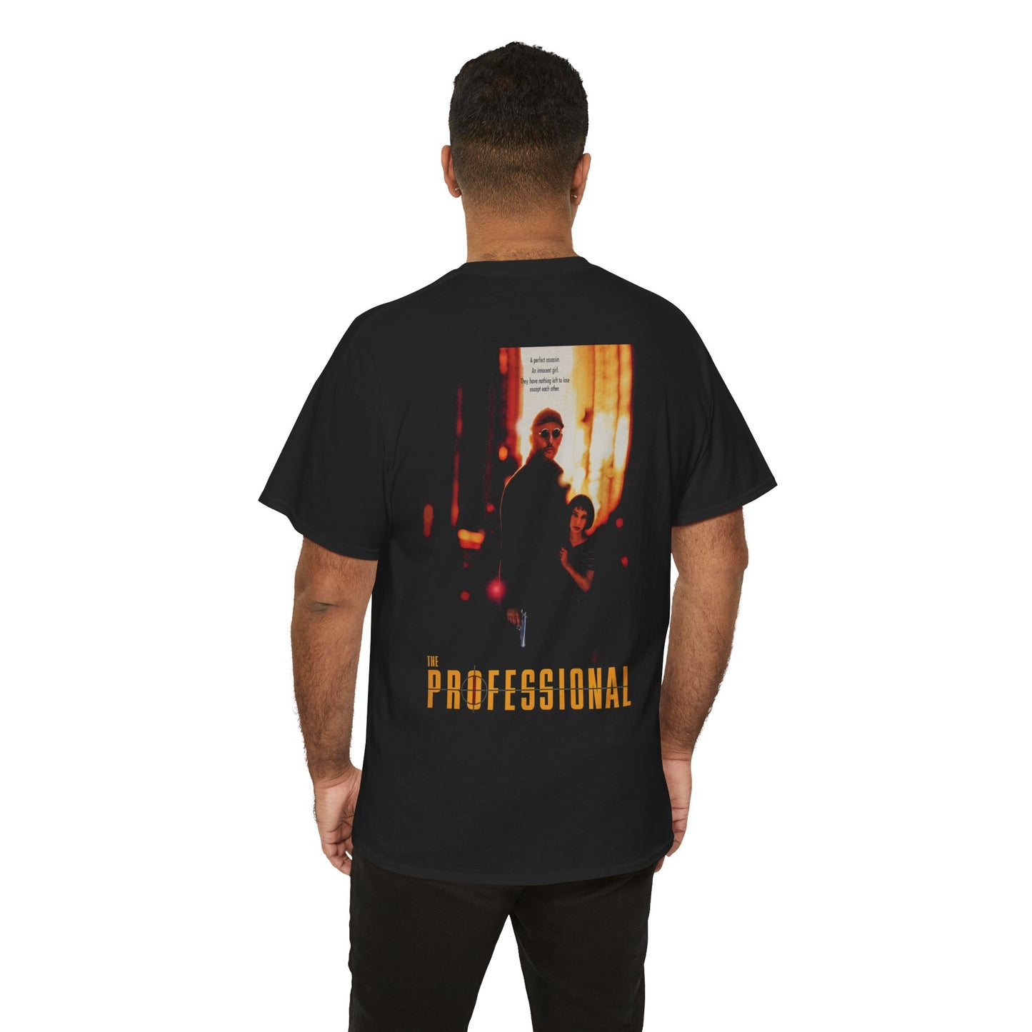 "The Professional" Movie T-Shirt | Léon: The Professional 90s Action Thriller Graphic Tee | Unisex Fit | Front & Back Print