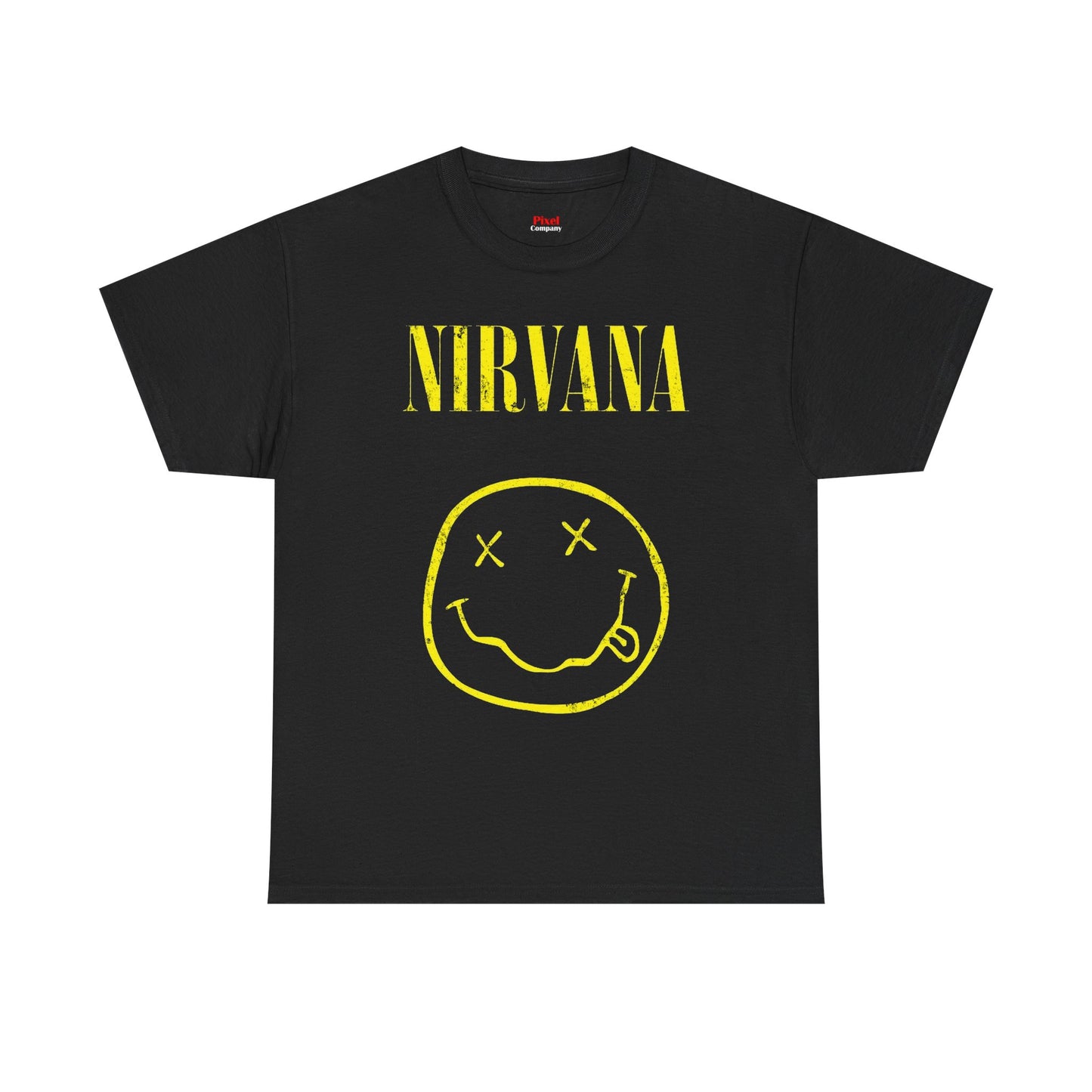 Nirvana Smiley Face T-Shirt – Vintage 90s Rock Graphic Tee | Unisex Streetwear
