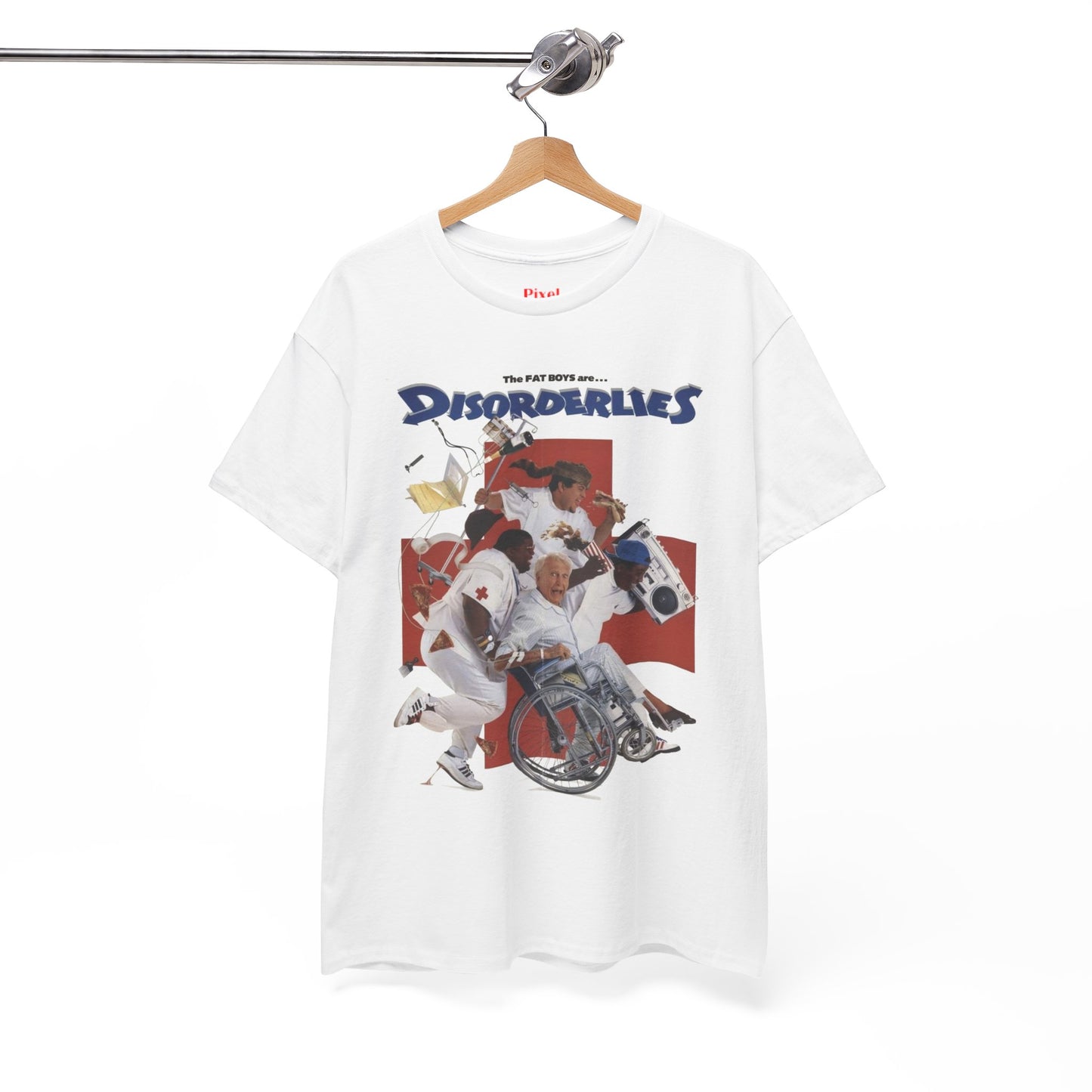 Disorderlies vintage 80s hip-hop comedy graphic t-shirt, unisex heavy-cotton
