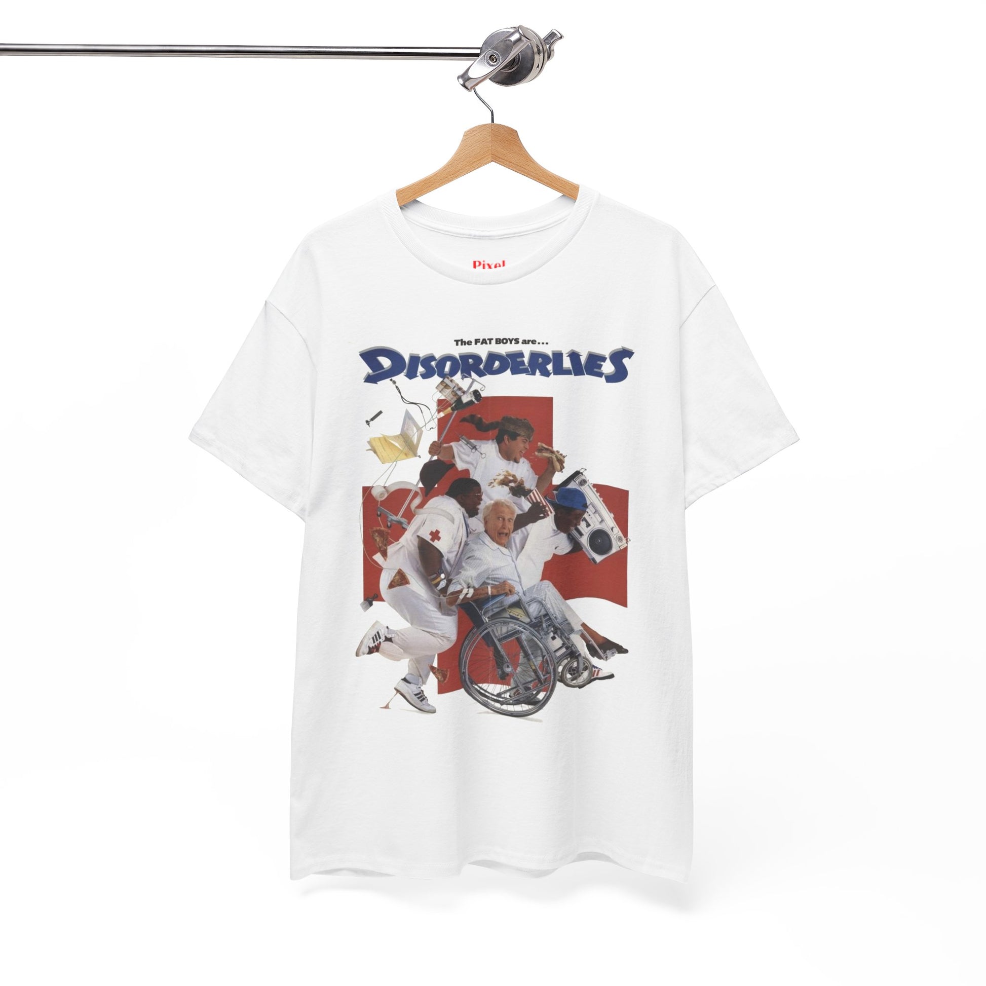Disorderlies vintage 80s hip-hop comedy graphic t-shirt, unisex heavy-cotton