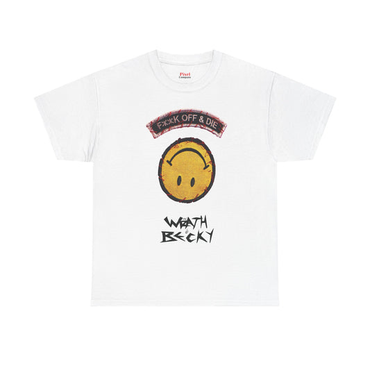 Wrath of Becky Inspired T-Shirt | Revenge Movie Graphic Tee | Smiley Face Horror Shirt | Unisex Fit