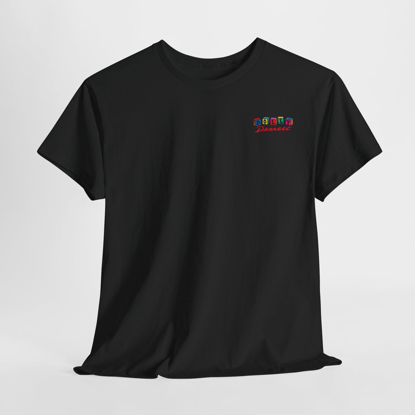 "Dolly Dearest" Movie T-Shirt | 90s Killer Doll Horror Graphic Tee | Unisex Fit | Front & Back Print