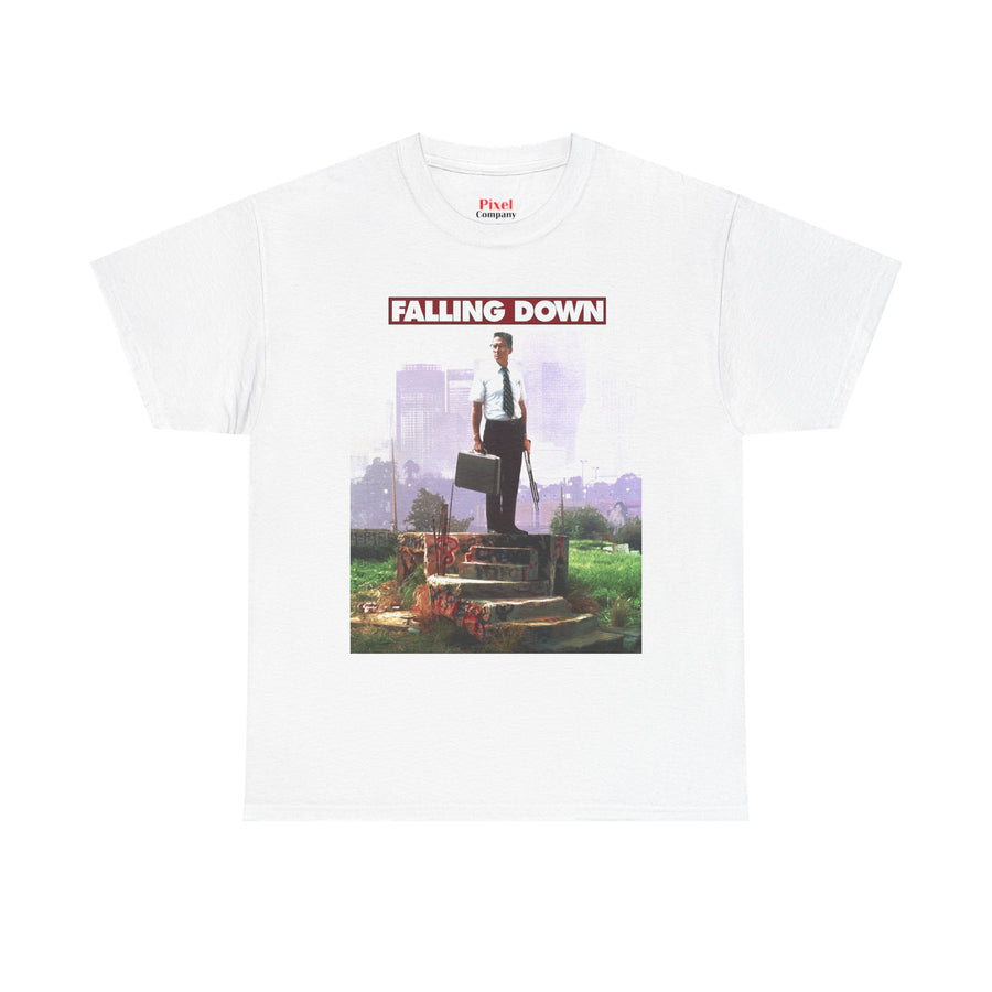Falling Down movie tee white graphic shirt