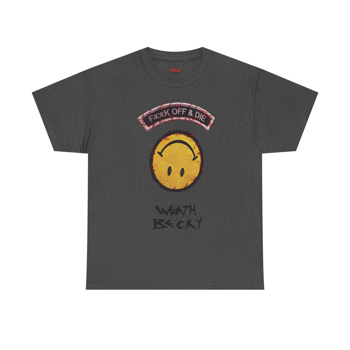 Wrath of Becky Inspired T-Shirt | Revenge Movie Graphic Tee | Smiley Face Horror Shirt | Unisex Fit
