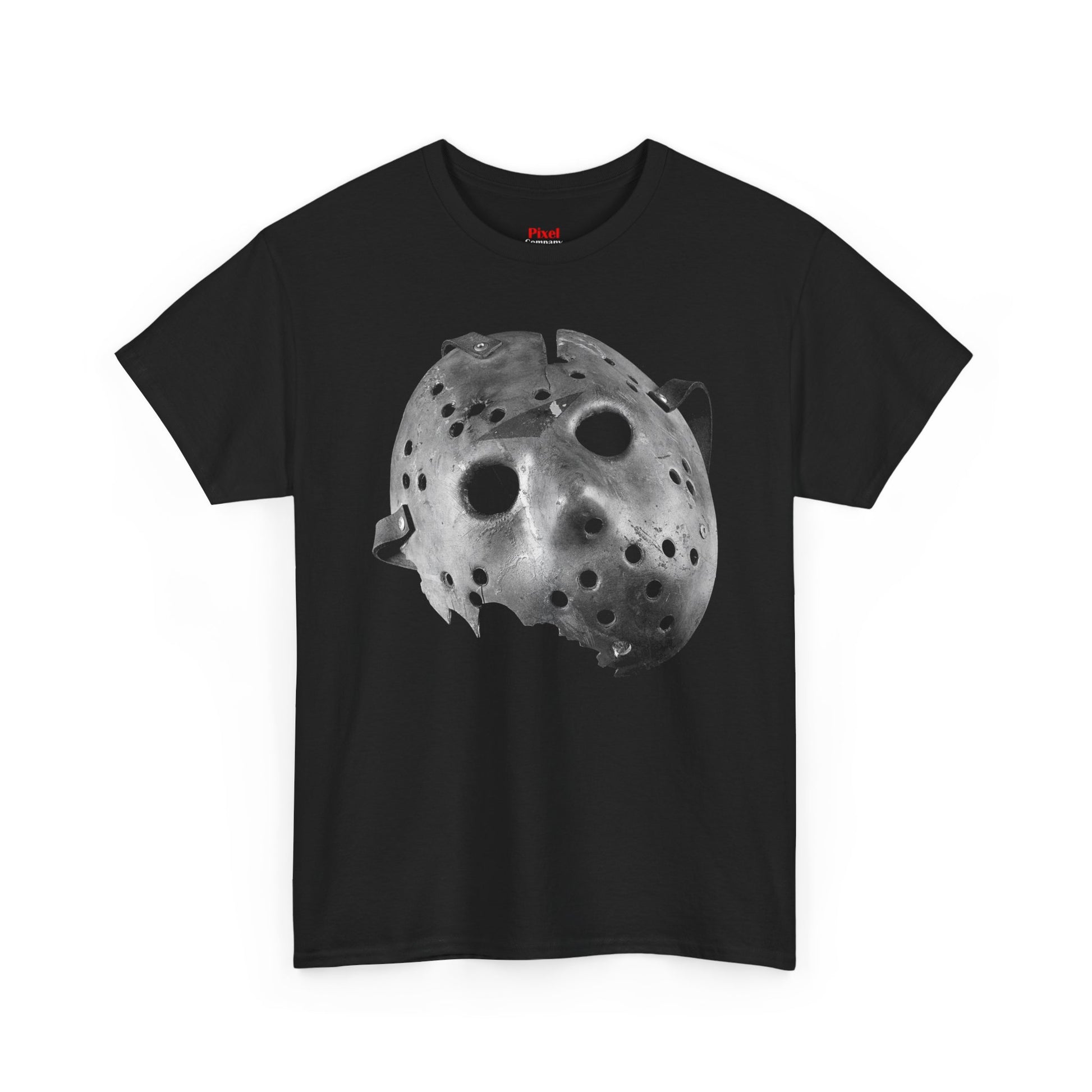 Jason hockey mask horror tee black